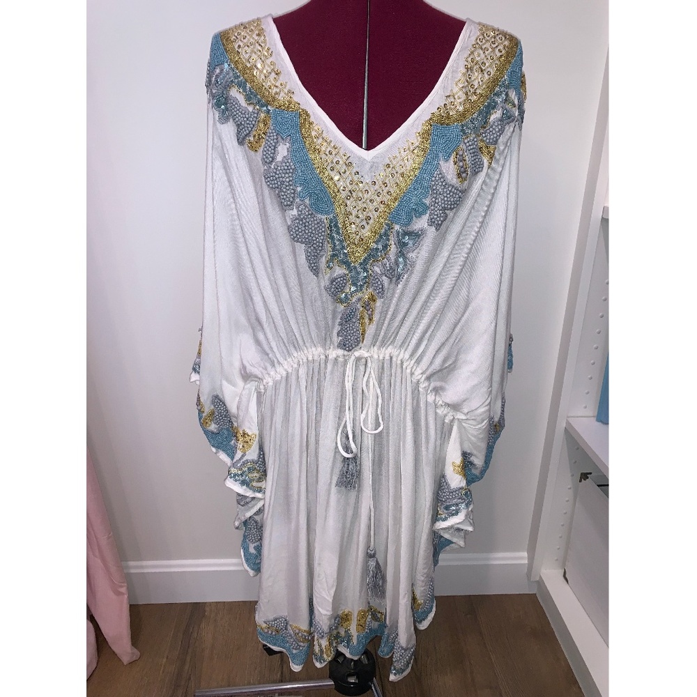 NEW Upscale Beach Dress with Beading